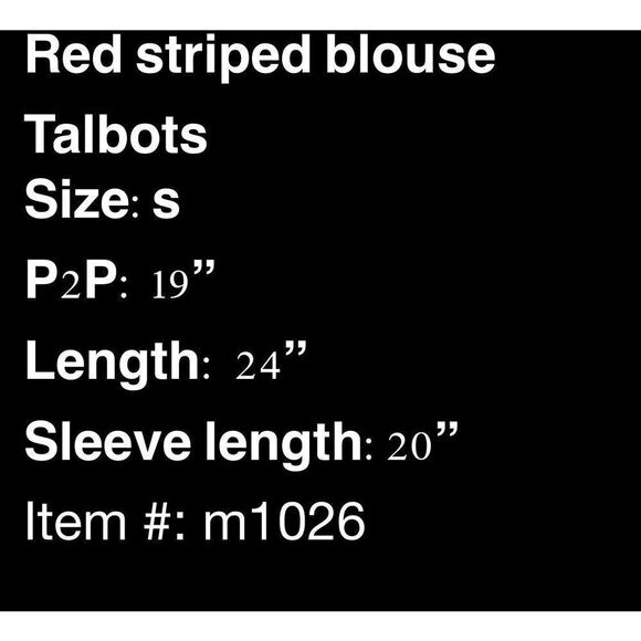 Banana Republic red and burgundy striped satin blouse - Picture 8 of 8